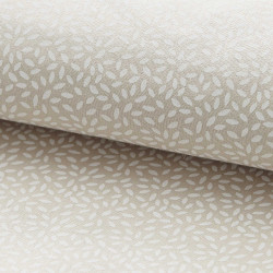 Coated  Cotton STIGMAT Light Taupe / Matte White